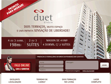 Tablet Screenshot of duetklabin.com.br